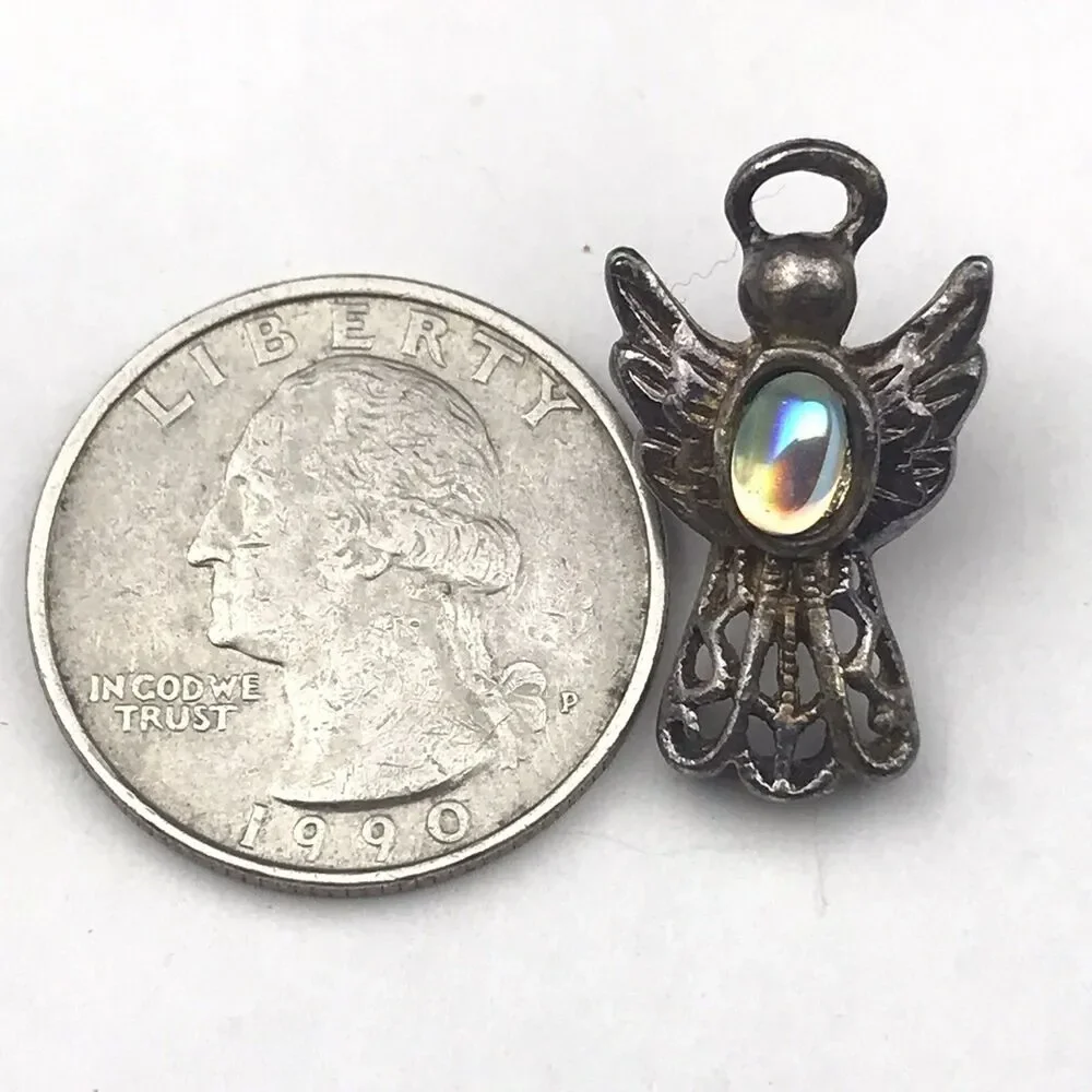 Angel Pin Brooch Vintage Small Christian